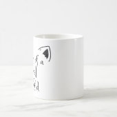 Moeder van een wild kind in zwart met kattenoren koffiemok (Center)