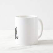 Moeder van een wild kind met Black Cat Design Koffiemok (Voorkant rechts)