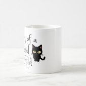 Moeder van een wild kind met Black Cats Design Koffiemok (Center)