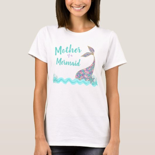 Moeder van een Zeemeermin, Birthday Party tanktop (Voorkant)