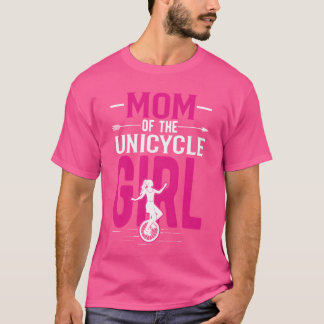 Moeder van eenwielige meisjes retro t-shirt