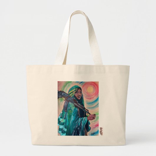 Moeder van Eritrea Grote Tote Bag (Voorkant)