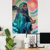 Moeder van Eritrea Poster (Thuiskantoor)