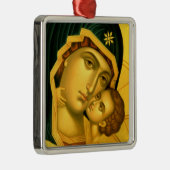 Moeder van God Glykophilousa - Icon Ornament (Rechts)