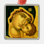 Moeder van God Glykophilousa - Icon Ornament (Voorkant)