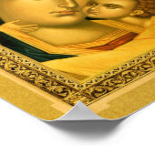 Moeder van God Glykophilousa - Icon Poster (Hoek)