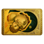 Moeder van God Glykophilousa — Iconenmagneet Magneet (Horizontaal)