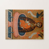 Moeder van God van het levengevende voorjaarsicoon Legpuzzel (Horizontaal)