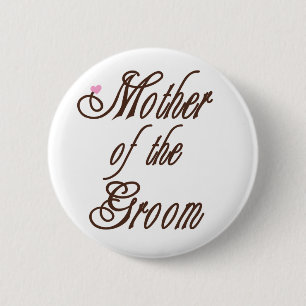 Moeder van Groom Classy Browns Ronde Button 5,7 Cm