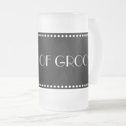 Moeder van Groom Frosted Mok (Voorkant rechts)