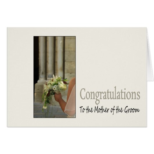 Moeder van groom Gefeliciteerd (Voorkant Horizontaal)