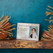 Moeder van Groom Stars Foto Memorial Wedding Fotoplaat (Zijkant)