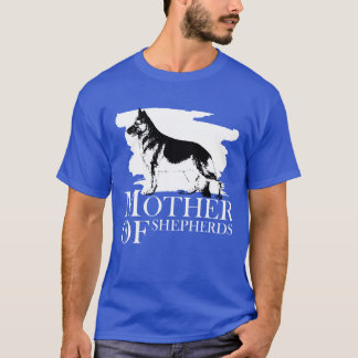Moeder van Herders Hondeneigenaar Gift familie T-shirt