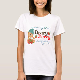 Moeder van het Beary Berry First Birthday Kind T-shirt