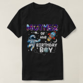 Moeder van het 'Birthday Astronaut Boy Space'-them T-shirt (Design voorkant)