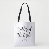 Moeder van het Bride Black White Wedding Tote Bag (Voorkant)
