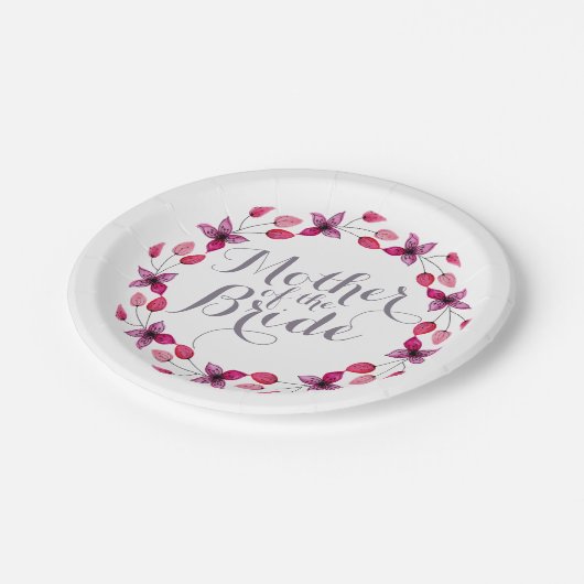 Moeder van het Bride Elegant Wedding Paper Bord (Gekanteld)