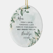 Moeder van het Bride Keepomwille Ceramic Ornament (Rechts)