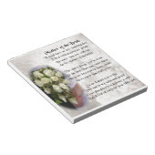 Moeder van het Bride Poem - Wedding Bouquet 2 Notitieblok (Schuin)