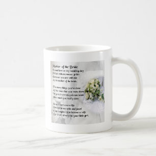 Moeder van het Bride    PoemWedding Bouquet Design Koffiemok