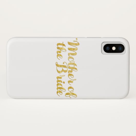 Moeder van het bruidgoud Case-Mate iPhone case (Achterkant (horizontaal))