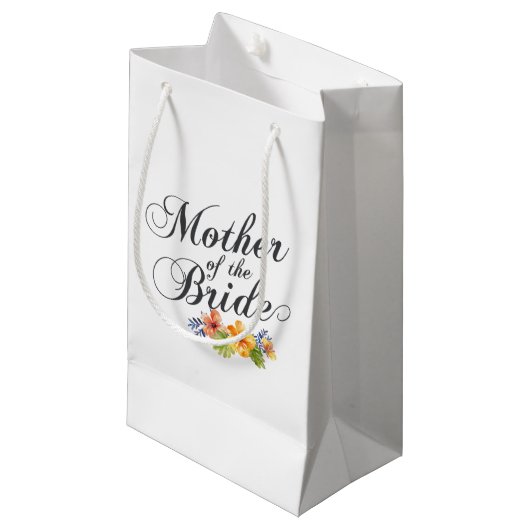 Moeder van het bruidshuwelijk | Gift Bag Klein Cadeauzakje (Voorkant Gekanteld)