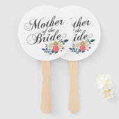 Moeder van het bruidshuwelijk | Hand Fan Handwaaier (Voorkant en achterkant)