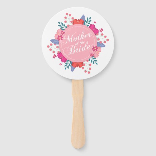 Moeder van het bruidshuwelijk | Hand Fan Handwaaier (Achterkant)