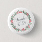 Moeder van het bruidshuwelijk | Pin-Button Ronde Button 3,2 Cm (Voorkant)