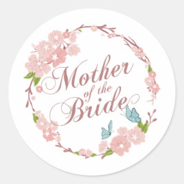Moeder van het bruidshuwelijk | Sticker zegel