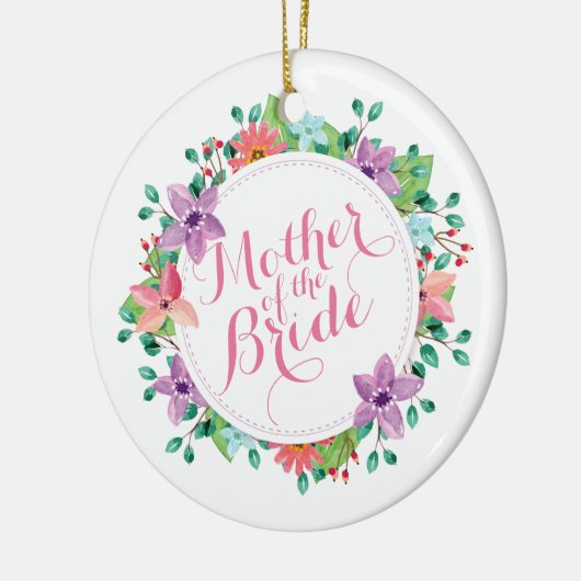 Moeder van het bruidshuwelijk | Versiering Keramisch Ornament (Links)