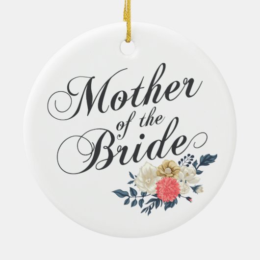 Moeder van het bruidshuwelijk | Versiering Keramisch Ornament (Achterkant)