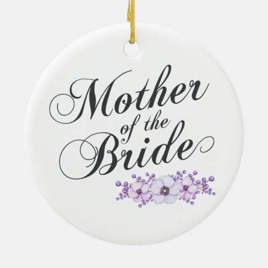 Moeder van het bruidshuwelijk | Versiering Keramisch Ornament (Achterkant)