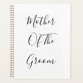 Moeder van het bruinhuwelijk Elegant Gift Favor Planner