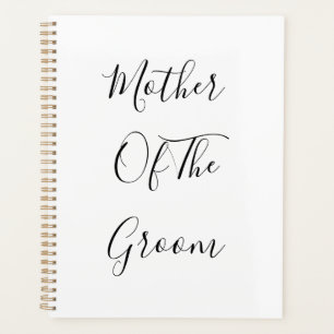 Moeder van het bruinhuwelijk Elegant Gift Favor Planner