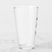 Moeder van het bruinhuwelijk Gift Favor Modern Coo Glas (Rechts)
