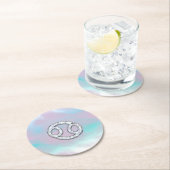 Moeder van het dierentuin van Parelkanker Ronde Kartonnen Onderzetter (Insitu)