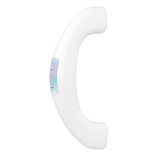 Moeder van het diersymbool Pearl Decor Gemini Keramische Kastgreep (Zijkant)