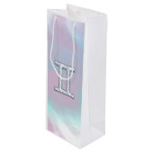 Moeder van het diersymbool Pearl Decor Gemini Wijn Cadeautas (Voorkant Gekanteld)