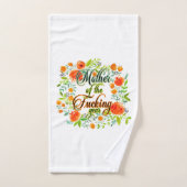 Moeder van het F*kookjaar Wilde bloemen Mam Bad Handdoek (Handdoek)