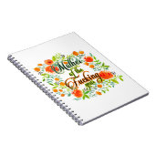 Moeder van het F*kookjaar Wilde bloemen Mam Notitieboek (Rechterzijde)