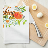 Moeder van het F*kookjaar Wilde bloemen Mam Theedoek (Quarter Fold)