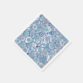 Moeder van het flesvormig oogpatroon servet (Hoek)