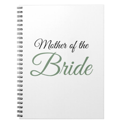 Moeder van het Groene Manuscript van Bride Notitieboek (Voorkant)