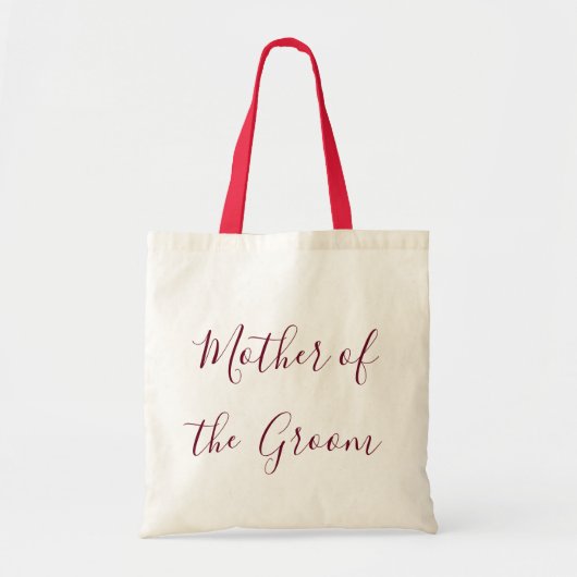 Moeder van het Groom cadeau Tote Bag (Voorkant)