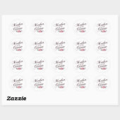 Moeder van het Groom Elegant Wedding | Sticker (Vel)