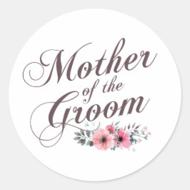 Moeder van het Groom Elegant Wedding | Sticker