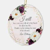 Moeder van het Groom Ornament Moeder-in-Wet Gift (Links)