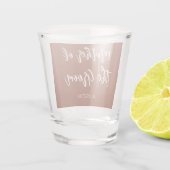 Moeder van het Groom Terracotta Wedding Shot glass Shot Glas (Achterkant)