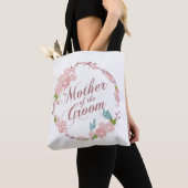 Moeder van het Groom Wedding | Canvas tas (Dichtbij)